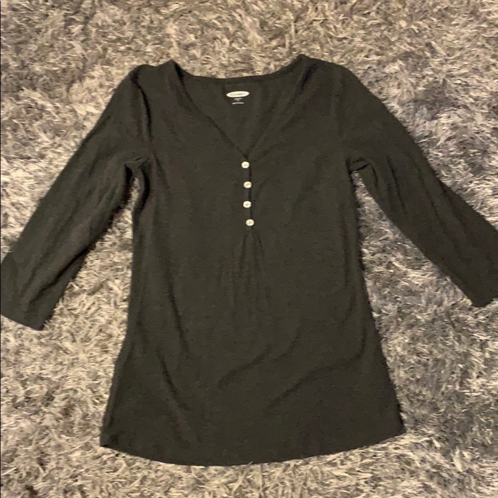 Gray V-Line shirt